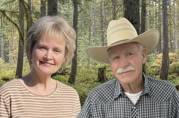 Stan and Kathy Stevens at Wildwood Tree Farm
